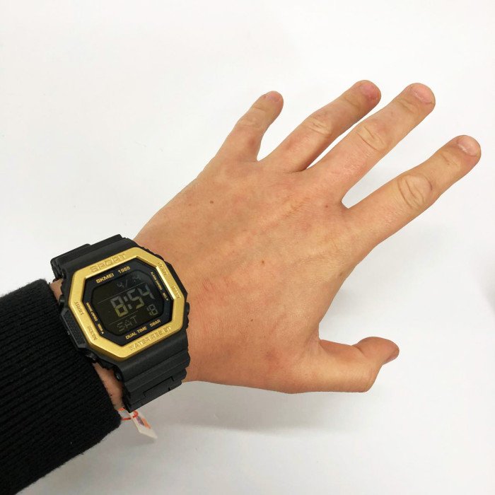 Годинник наручний чоловічий SKMEI 1988GD, армійський годинник протиударний, водостійкий тактичний годинник