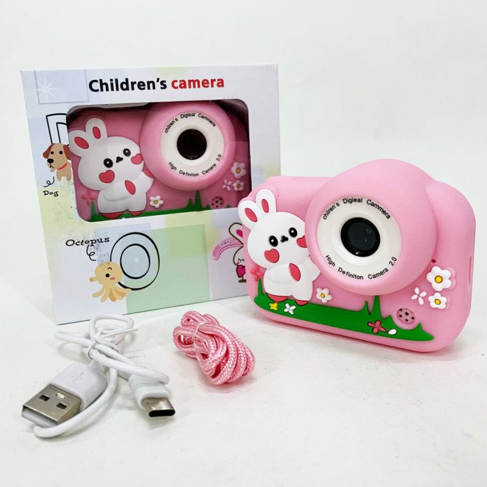 Дитячий фотоапарат M03 PINK RABBIT