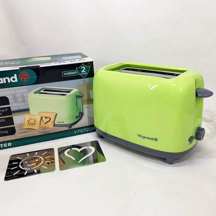 Тостер VILGRAND VT0722P. Колір: зелений