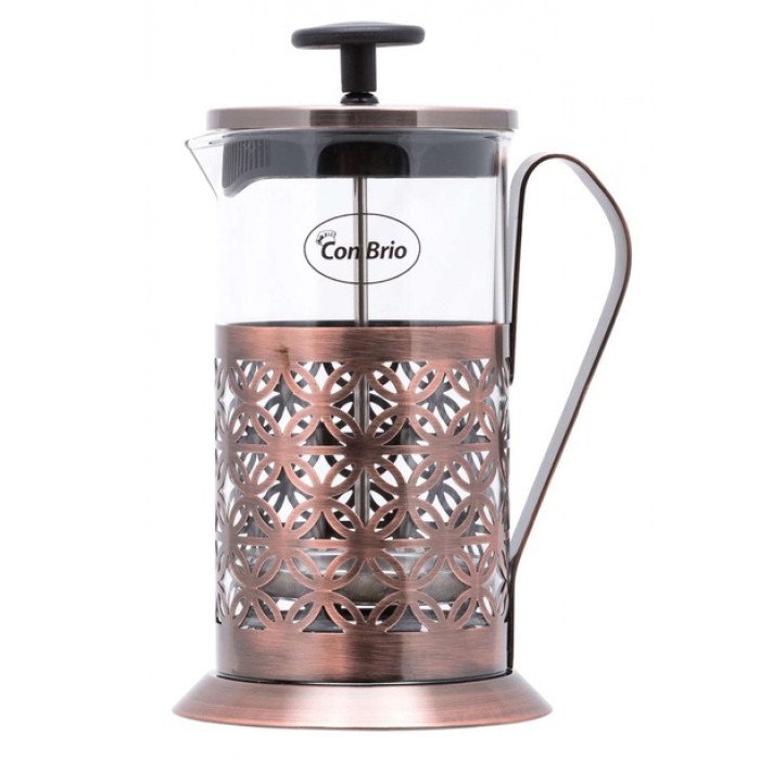 Френч-прес Заварник для чаю Con Brio CB-5180 800мл, Скляний чайник для чаю чайники