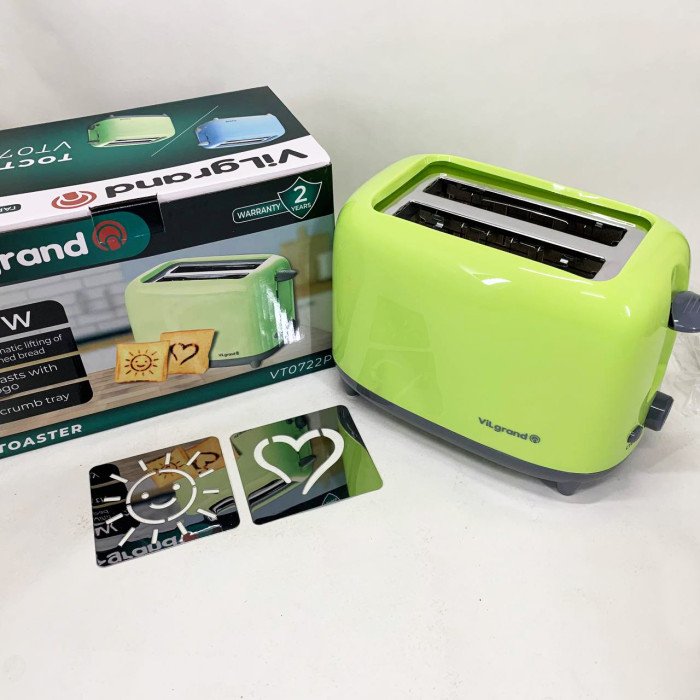 Тостер VILGRAND VT0722P. Колір: зелений