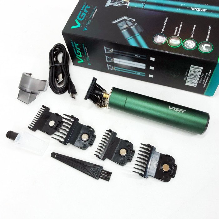 Машинка для стрижки акумуляторна VGR V-186 триммер для волосся та бороди