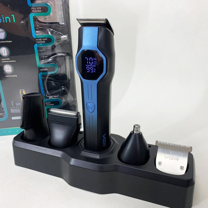 Набір для стрижки VGR V-173 BLUE 13 в 1