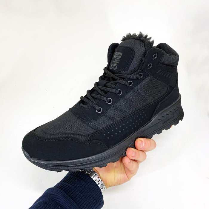 Черевики чоловічі 45р 29см, Термо кросівки зимові, Зимові чоловічі кросівки з текстилю
