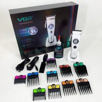 Акумуляторна машинка для стрижки VGR V-880C. Колір: білий