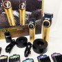Набір VGR 2 в 1 V-001 V-977 GOLD, акумуляторна машинка для стрижки та триммер. Колір: золотий