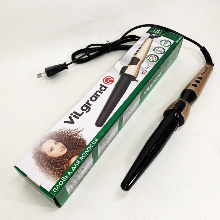 Плойка конусна ViLgrand VHC-3041LC. Колір: золотий
