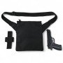 Сумка месенджер З КОБУРОЮ. Тактична сумка з тканини, 3 кишені, патч-панель, Cordura