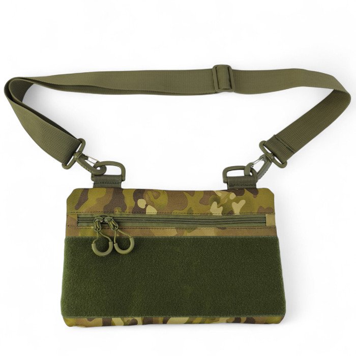 Молодіжна тактична сумка для патчів на плече з 4 кишенями multicam