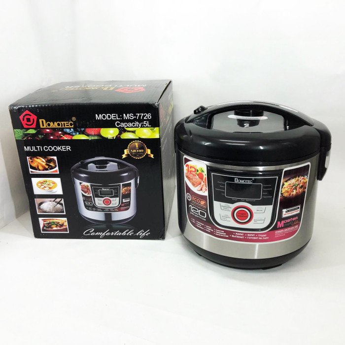 Мультиварка електрична пароварка рисоварка Domotec MS-7726 5л/12 програм Майстер Шеф 1500 W