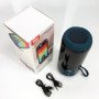 Bluetooth-колонка TG651 з RGB ПІДСВІТКОМ, акумуляторна колонка для музики, для вечірки. Колір: синій