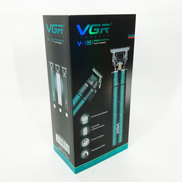 Машинка для стрижки акумуляторна VGR V-186 триммер для волосся та бороди