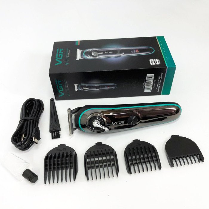 Машинка для стрижки волосся та бороди VGR V-075, Машинка для стрижки волосся домашня, Електромашинка