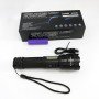 Ліхтарик PLD-P815 White Laser LED PM10-TG+COB, Ліхтарик тактичний акумуляторний ручний