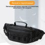 Тактична водонепроникна сумка через плече, чоловіча сумка для риболовлі та активного відпочинку