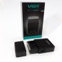 Електробритва VGR V-376 BLACK шейвер, Бюджетна машинка для стрижки бороди, Бездротова електробритва