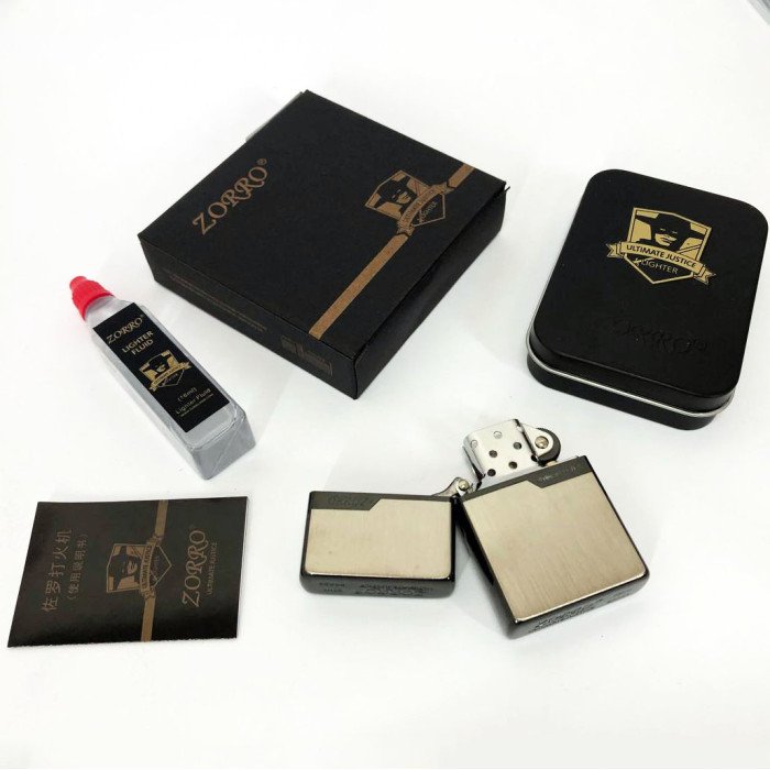Запальничка бензинова Zorro HL-296, подарункова запальничка сувенірна, запальничка на день народження.
