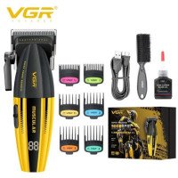 Професійна стрижкова машинка VGR V-285 акумуляторна з насадками
