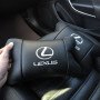 Набір автоподушок Lexus шкіра Італія+ подарунок, Автоподушки Лексус з вишивкою