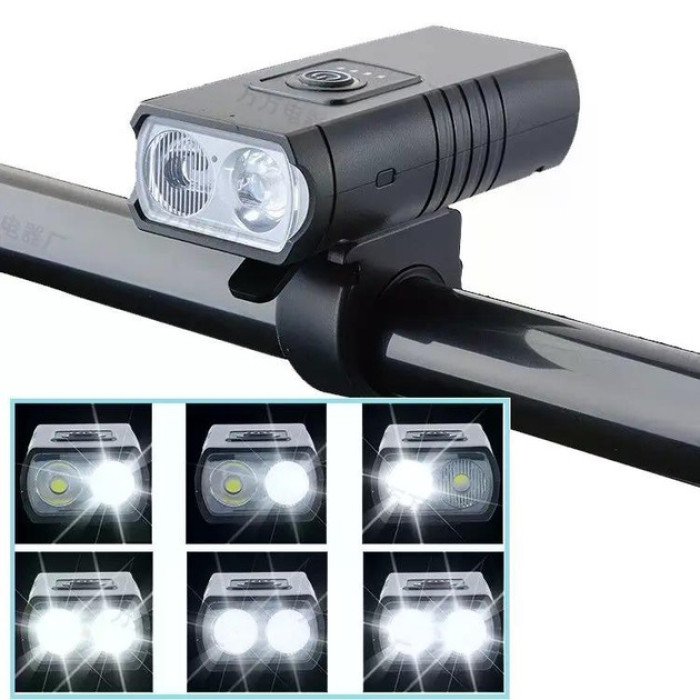 Велоліхтар F0-60-2T6, водонепроникний