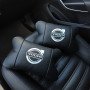 Набір шкіряних подушок Volvo + брелок у подарунок, Автоподушки Volvo з вишивкою