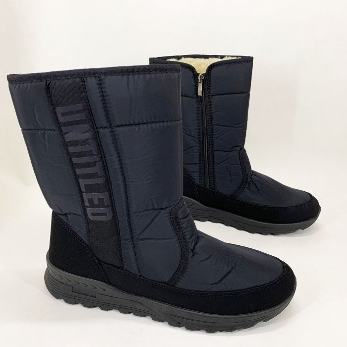 Чоботи чоловічі утеплені чорні 45см 29см, Доступне чоловіче взуття, Туфлі чоловічі спецобув'я