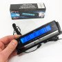 Автомобильные часы с подсветкой VST-7013V вольтметр, 2 термометра Авточасы с выносным термометром
