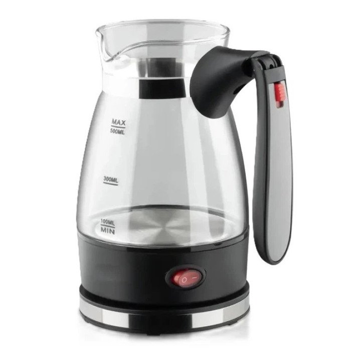 Кавоварка електрична турка 0.5л 600Вт нержавіюча сталь Domotec R-128