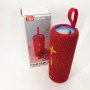 Портативна Bluetooth колонка TG619C FM-радіо USB/TF з ремінцем, гучна блютуз колонка. Колір: червоний