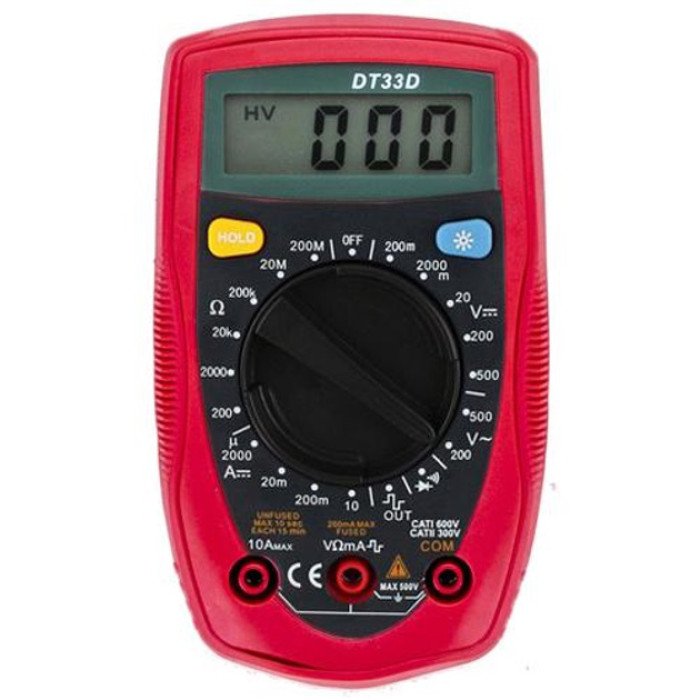 Мультиметр цифровий тестер UT33D DT, Тестер професійний, Мультиметр для дому