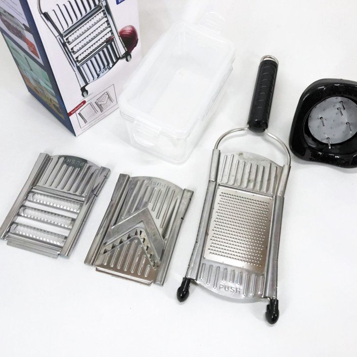 Універсальна овочерізка кухонний рубанок Овочерізка Nicer Dicer SPEED, ручна овочерізка мультислайсер