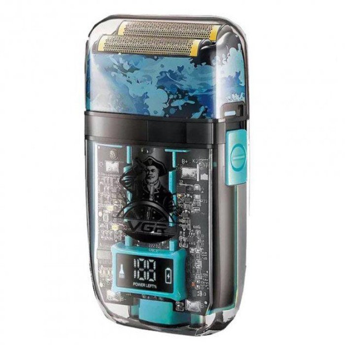 Акумуляторна чоловіча електробритва VGR V-352 для гоління бороди та вусів шейвер для ідеальної гладкості