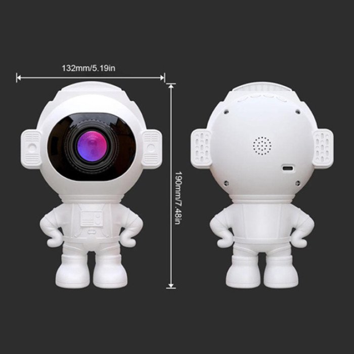 Зірковий 3D проектор Astronaut, Лазерний проектор зоряного неба Космос Проектор зоряного неба в кімнату