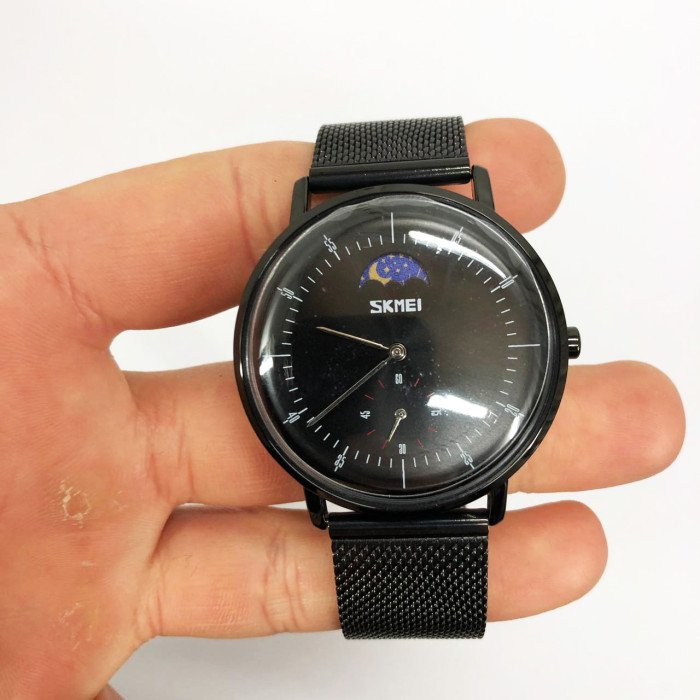 Годинник наручний чоловічий SKMEI 9245BK, чоловічий годинник стильний годинник на руку, оригінальний чоловічий годинник
