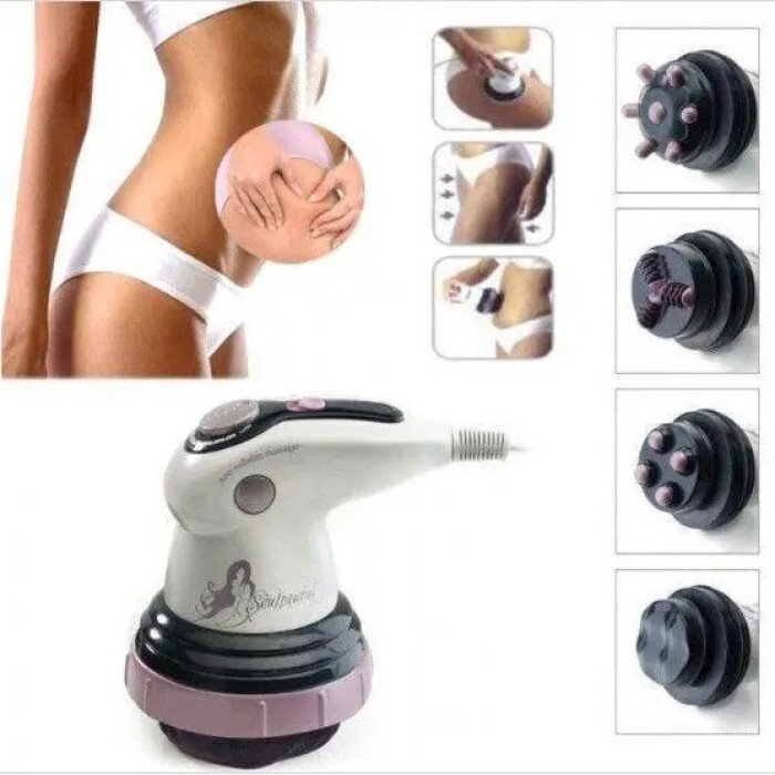 Масажер Для Тіла Інфрачервоний Антицелюлітний Body Innovation Sculptural 4 Насадки MA-118-2