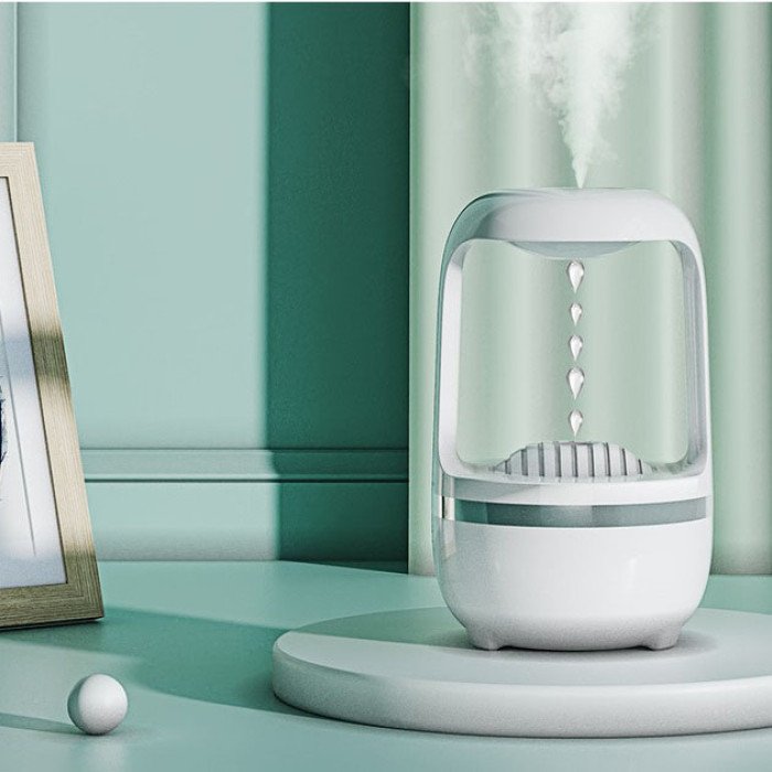 Зволожувач повітря ультразвуковий DROP HUMIDIFIER AND-199, левітуючий розпилювач для спальні, будинки, готелі