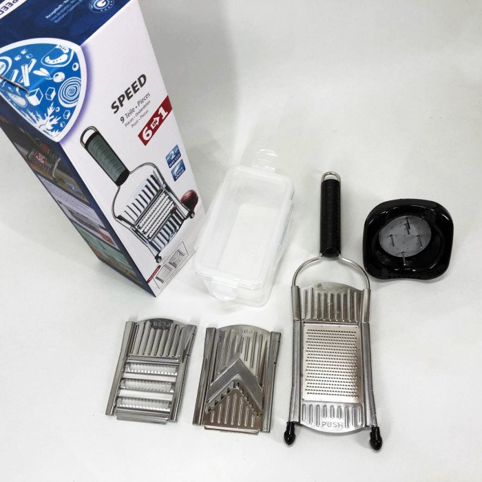 Універсальна овочерізка кухонний рубанок Овочерізка Nicer Dicer SPEED, ручна овочерізка мультислайсер