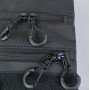 Чорна чоловіча сумка нагрудна тактична, Тактичний універсальний рюкзак, Чоловіча сумка рюкзак слінг