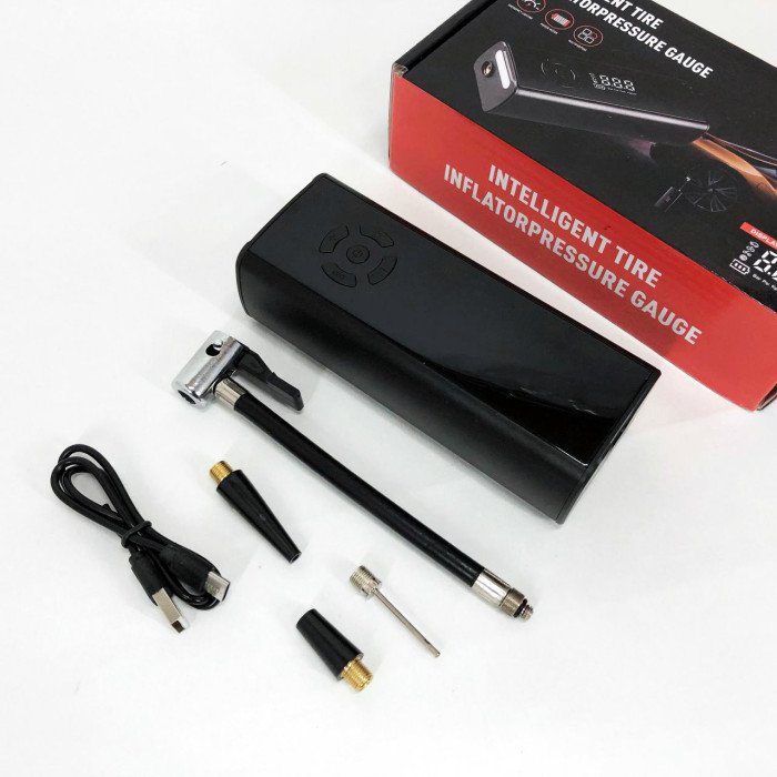 Портативний розумний насос MX20033, багатофункціональний цифровий дисплей, ліхтар, Li-Ion акумулятор