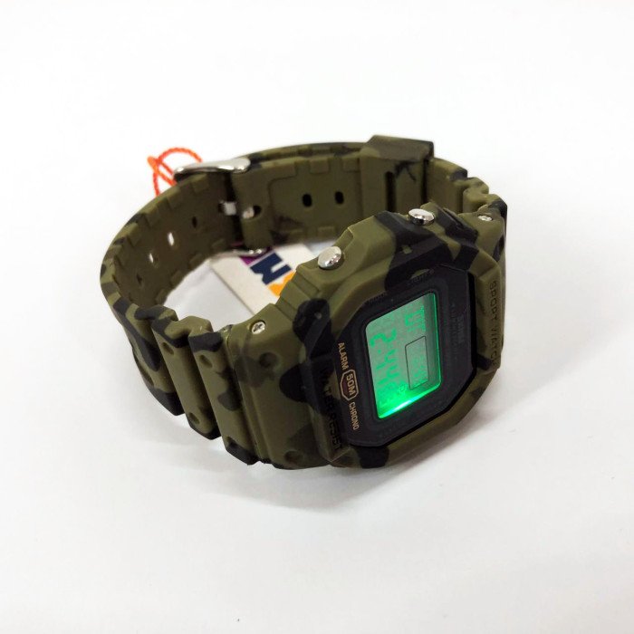 Годинник наручний чоловічий SKMEI 1628CMGN, тактичний годинник, годинник армійський оригінал, годинник для чоловіка