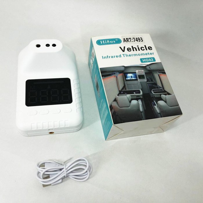 Стаціонарний безконтактний термометр Hi8us HG 02 з голосовими повідомленнями, Термометр електронний