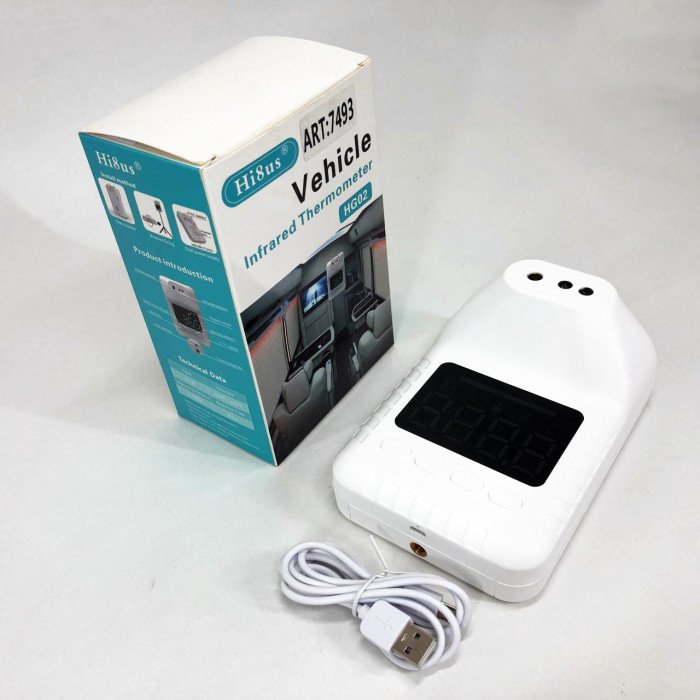 Стаціонарний безконтактний термометр Hi8us HG 02 з голосовими повідомленнями, Термометр електронний