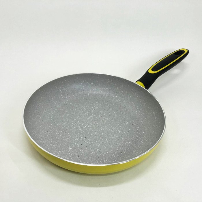 Сковорода Magio MG-1177 із мармуровим антипригарним покриттям 24 см, сковорода зручна на кухню