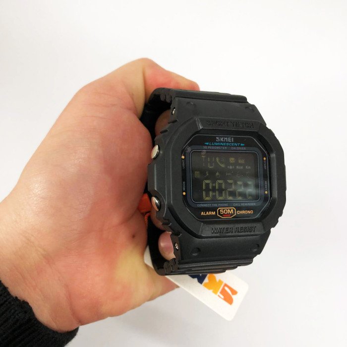 Смарт-годинник наручний чоловічий SKMEI 1629BK, Годинник військовий чоловічий, Годинник для військовослужбовців