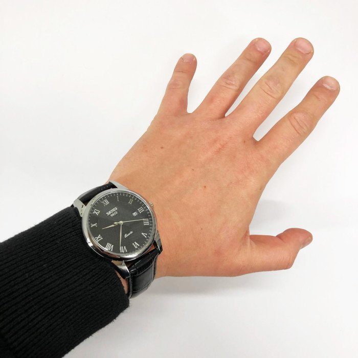 Годинник наручний чоловічий SKMEI 9058LSIBKBK, чоловічий годинник стильний годинник на руку, модний чоловічий годинник