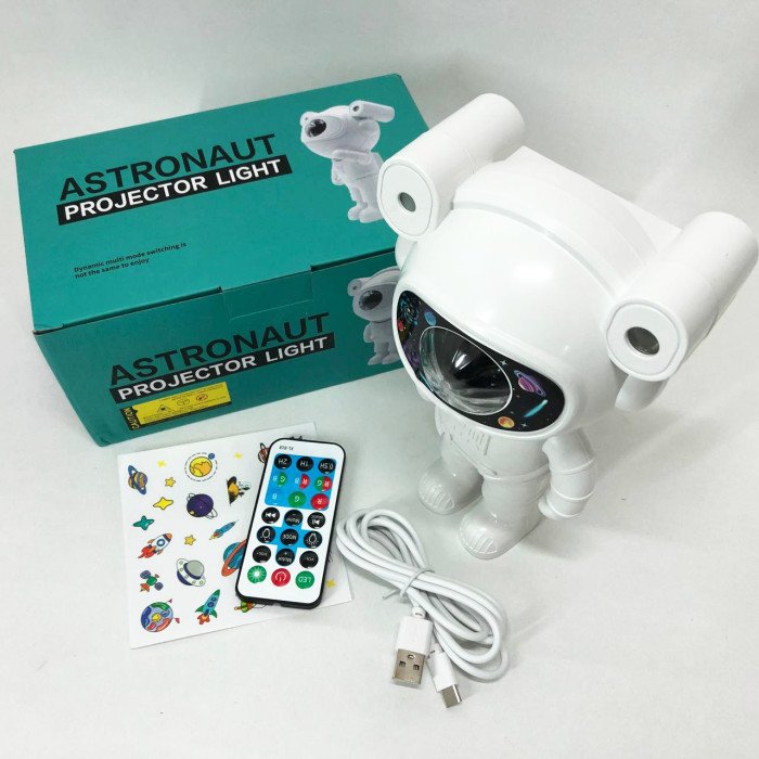Нічник-проектор Астронавт Astronaut Нічник дитячий проектор зоряне небо
