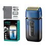 Електробритва-шейвер VGR V-362 чоловіча професійна для сухого гоління з тримером. Колір: синій