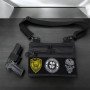 Чоловіча сумка кобура з натуральної шкіри, для скритого носіння з кобурою, чоловічий месенджер