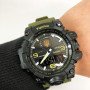 Годинник наручний чоловічий SKMEI 6851/1586AG, Військовий чоловічий наручний годинник зелений, Годинник спортивний
