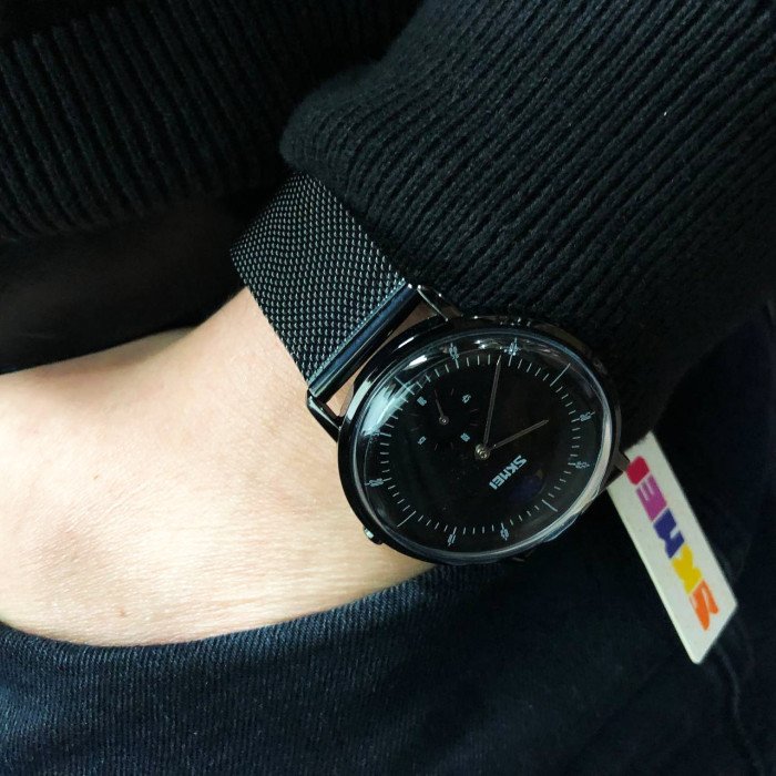 Годинник наручний чоловічий SKMEI 9245BK, чоловічий годинник стильний годинник на руку, оригінальний чоловічий годинник